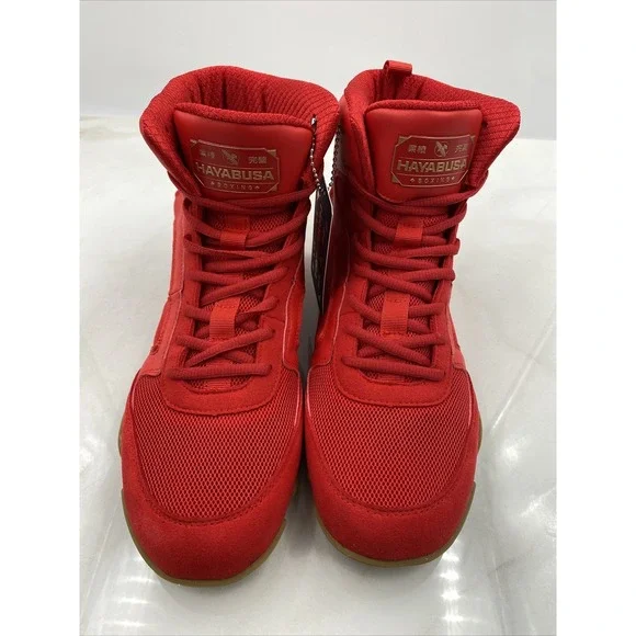 Hayabusa Shoes Men Sz 9 Pro Boxing Shoe Red & Gold